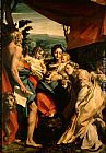 Jerome Canvas Paintings - Madonna with St. Jerome (The Day)